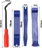 A set of car trim removal tools with dimensions indicated. Produktbild-Vorschau