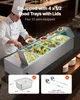 VEVOR Kommerzieller Speisenwärmer mit 4 x 8 Qt Behältern, Produktbild-Vorschau 11