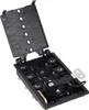 A black electrical connection box with its lid open, showing internal components. Produktbild-Vorschau