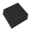 3D Wandpaneel, 50 x 50 cm, PVC, 12 stuks. Zwarte Productafbeelding-voorbeeld 1