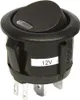 Interrupteur marche/arrêt 12V 20A noir rond Voir les images du produit 2