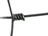 A close-up view of barbed wire, showing the knot where two strands intersect. Produktbild-Vorschau