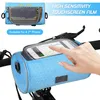 Wasserdichte Fahrradlenker-Tasche Fahrrad-Fronttasche Produktbild-Vorschau 13