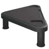vidaXL Support d'écran d'angle noir 49x28x10,5 cm Voir les images du produit 4