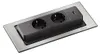 Evoline Backflip, Edelstahl 2-Fach Steckdose 417515 Produktbild-Vorschau 10
