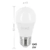 LED Birne G45 E27 8W - kaltweiß Produktbild-Vorschau 3