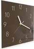 Wanduhr aus Glas mit Motiv Dunkelbrauner Hintergrund- 30 x Produktbild-Vorschau 2