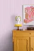ESTAhome Tapeta paski fioletowym 53 cm x 10.05 m Podgląd zdjęcia produktu 2