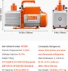 VEVOR vývěva 9 CFM HVAC dvoustupňová rotační lamelová Náhled obrázku produktu 7
