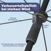 Sekey Sonnenschirm Rund Ø180cm Gartenschirm UV Schutz 50+ Produktbild-Vorschau 3