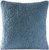 Eurofirany Kissenbezug Schaffell Imitat blau 45 cm x 45 cm Produktbild-Vorschau 1