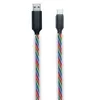 2GO USB Datenkabel "Tricolor" LED-Beleucht. USB-C 3.1  1m Anteprima dell’immagine prodotto 2