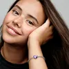 Pandora Charm Damen Violettes Metallic-Herz Sterling-Silber Produktbild-Vorschau 7