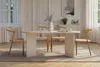 Skye Decor, Sablin - Wood White, tavolo da pranzo, legno Anteprima dell’immagine prodotto 2