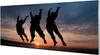 Glasbilder 125x50 Wandkunst Menschen Wolken Westen Produktbild-Vorschau 1