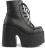 CAMEL-203 Damen Booties von DemoniaCult, Schwarz Matt , EU Produktbild-Vorschau 5
