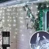 Peviasot 10M 200LEDs Eisregen Lichterkette Kaltweiß, Produktbild-Vorschau 8