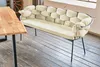 KAWOLA Bank MONTY Sitzbank 240cm Velvet cremeweiß Produktbild-Vorschau 4