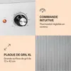 Barbecue électrique - Klarstein grillmeile 4400 - 2x2200w Voir les images du produit 3