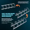 MONZANA® Fahrradständer für 5 Fahrräder 37cm Radabstand Produktbild-Vorschau 6