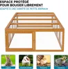 Recinto da esterno Wiltec XXL in legno 1800 x 900 x 480 mm, Anteprima dell’immagine prodotto 5