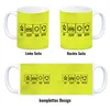 EAT, SLEEP, SUN, REPEAT Kaffeebecher mit gelbem Hintergrund Produktbild-Vorschau 4