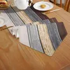 Tischläufer Modern Rustikal Gestreift Holz Textur Produktbild-Vorschau 3