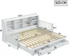 Divano letto Sweiko in legno massiccio 90/180x190 cm, Anteprima dell’immagine prodotto 3