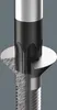 A close-up, cross-section view of a screwdriver bit engaging with a screw head, highlighting the internal structure of both. Produktbild-Vorschau