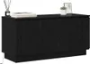 vidaXL Mobile TV a giorno, 100 x 38 x 49 cm, nero, effetto Anteprima dell’immagine prodotto 3