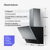 Klarstein Smart Verosteel digestor 60 cm - digestor,  624 Náhľad obrázku produktu 9