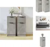 vidaXL Sideboards 2 Stk. Betongrau 30x30x70 cm Produktbild-Vorschau 1