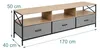 Relaxdays TV Lowboard, HxBxT: 50 x 170 x 40 cm, 3 Produktbild-Vorschau 4