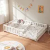 Kinderbett ’Tanna‘ Bodenbett 120 x 200 cm Montessori Bett Produktbild-Vorschau 1