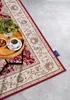 Villeroy & Boch 1767 In- & Outdoor Teppich Pierre Rot Creme Produktbild-Vorschau 6