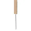 A close-up side view of a wooden post anchor with a metal spike. Anteprima dell’immagine prodotto
