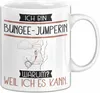 Bungee-Jumperin Tasse Geschenk Ich Bin Bungee-Jumperin Produktbild-Vorschau 1