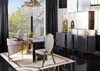Esszimmer Komplett Tisch 4 Stühle Anrichte Spiegel Set 7tlg Produktbild-Vorschau 6