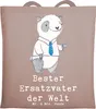 Mr. & Mrs. Panda Jutebeutel Panda Bester Ersatzvater der Produktbild-Vorschau 1