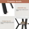 Collage of images detailing product features, focusing on the legs of a table or similar furniture item. Náhľad obrázku produktu
