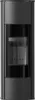 A black freestanding steel stove. Produktbild-Vorschau