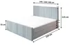 Masseno Boxspringbett COMOZA 160x200 cm Komplett-Set mit Produktbild-Vorschau 7
