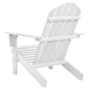 vidaXL Chaise de jardin en bois blanc Voir les images du produit 14