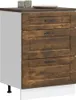 vidaXL Küchenunterschrank Porto Räuchereiche Holzwerkstoff Produktbild-Vorschau 2