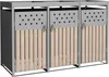 Mülltonnenbox Müllbox Mülltonnenverkleidung 3 Türen Produktbild-Vorschau 1