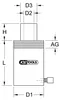 KS TOOLS Hydraulikzylinder Abzieher-Spindel 700.1789 Produktbild-Vorschau 2