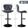 Hawthyhome Barhocker 2er Set Kunstleder Barstuhl Produktbild-Vorschau 6