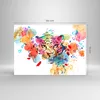 Bilder auf glas - Farbe Konzept Katze - 100x70cm - Produktbild-Vorschau 3