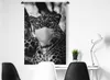 MuchoWow® Wandteppich Wandbehang Gepard mit blauem Mund und Produktbild-Vorschau 4