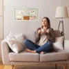 Relaxdays Bilderrahmen mit Wäscheleine, 10 Klammern, für Produktbild-Vorschau 3